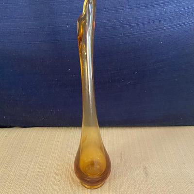Vintage Viking Amber Bud Vase