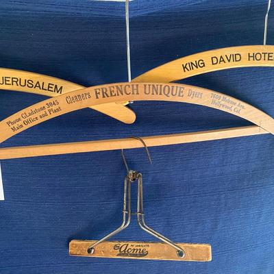Vintage King David Hotel Jerusalem Hangers