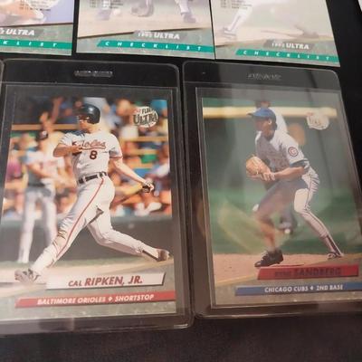 BOXES OF 1991 LEAF AND '92 FLEER ULTRA BASEBALL CARDS