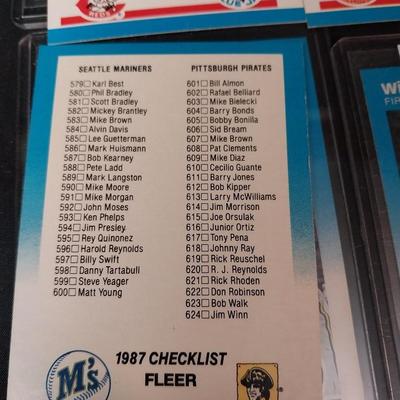 BOXES OF '92 FLEER ULTRA & '87 FLEER BASEBALL CARDS