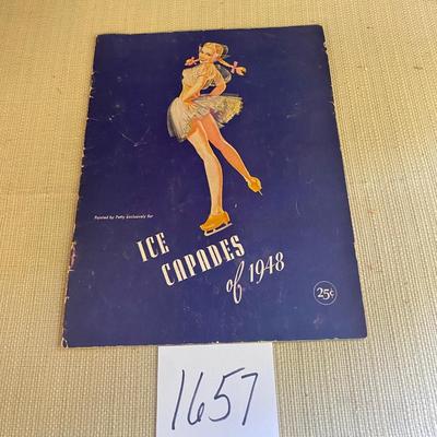 1948 Ice Capades Program
