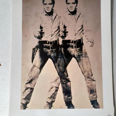 Andy Warhol Estate 1989 " Pop Art Portfolio " Collector's set of 5  Lithograph Prints