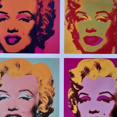 Andy Warhol Estate 1989 " Pop Art Portfolio " Collector's set of 5  Lithograph Prints
