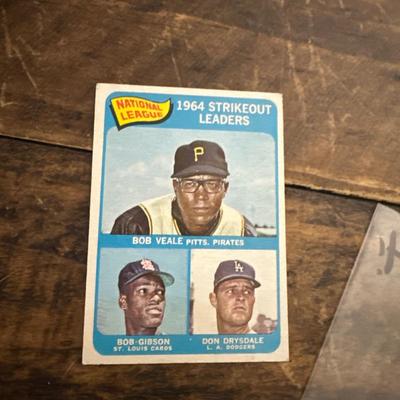 1964 Topps Strikeout Leaders