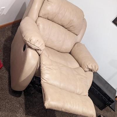 Faux Leather Reclining Chair