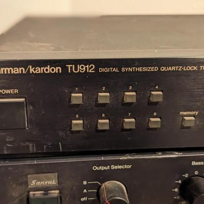 Vintage Harman/Kardon TU 912 Digital Tuner & CA-F1 Preamp