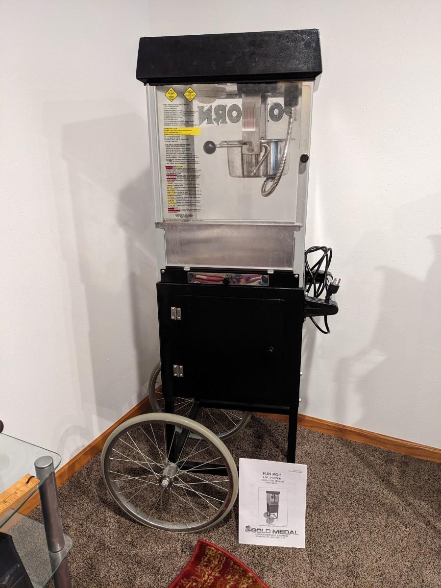 Gold Medal Fun Pop 4 oz Popcorn Popper Stand, Model 2404