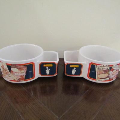 Vintage Sunshine Bakers Soup and Saltines Bowls- Set of Two