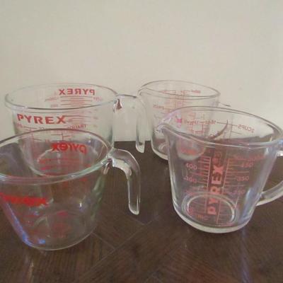Collection of Pyrex Measuring Cups