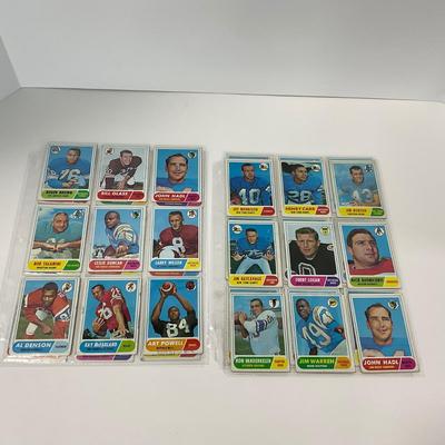 -54- SPORTS | 1968 Topps Football Cards
