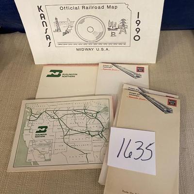 1990 Kansas Railroad Map and More