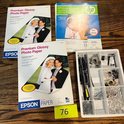 Photo paper/desk supplies