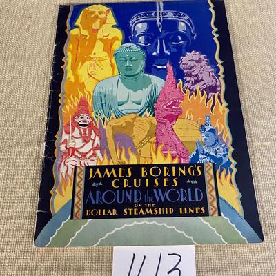 1930s Around the World Cruise Book