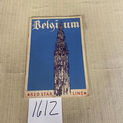 Vintage Belgium Red Star Line