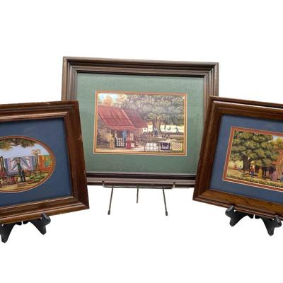 3 BETH CUMMINGS Folk Art Prints