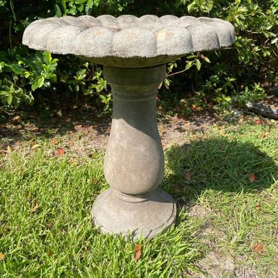 Concrete Bird Bath