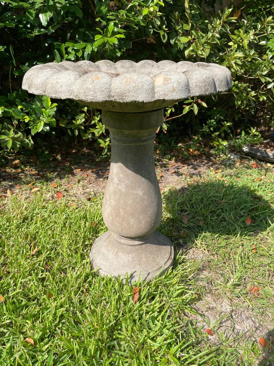 Concrete Bird Bath