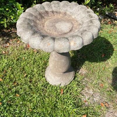 Concrete Bird Bath