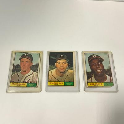 -60- SPORTS | 1950â€™s - 1960â€™s Milwaukee Braves Baseball Cards