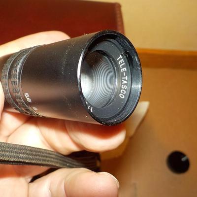 Vintage Tasco Binocular Telephoto Camera 8000/ 1980's/ est. $120 to $250.