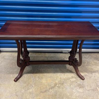 Vintage Mahogany Carved Console Table