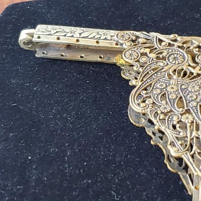 Vintage Brass and sIlver purse frame