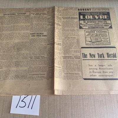 1927 New York Herald European Edition