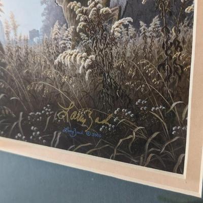 Larry Zach "Big City Bucks" Framed and Signed Print