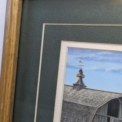 Larry Zach "Old Rivals" Framed and Signed Print