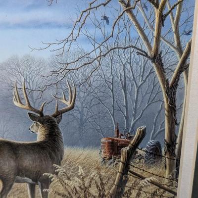 Larry Zach "Old Rivals" Framed and Signed Print