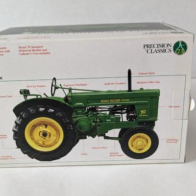 Ertl Precision Classics Model 70 Standard and Model 730 Diesel Tractors In Box