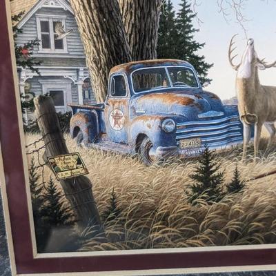 Larry Zach "Old Rivals II" Framed and Signed Print