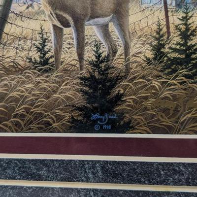 Larry Zach "Old Rivals II" Framed and Signed Print