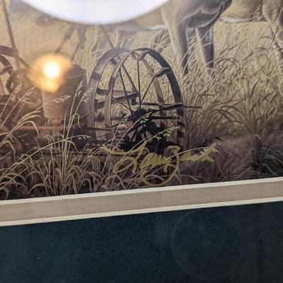 Larry Zach "Old Rivals III" Framed and Signed Print