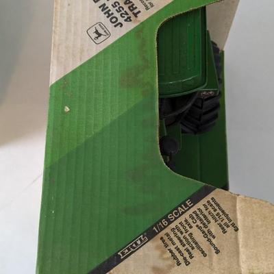 1990's 1/16th Scale John Deere 4255 Row Crop-4455 MFWD- 7800 Row Crop Tractors In Box