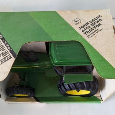 1990's 1/16th Scale John Deere 4255 Row Crop-4455 MFWD- 7800 Row Crop Tractors In Box