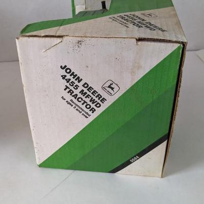 1990's 1/16th Scale John Deere 4255 Row Crop-4455 MFWD- 7800 Row Crop Tractors In Box