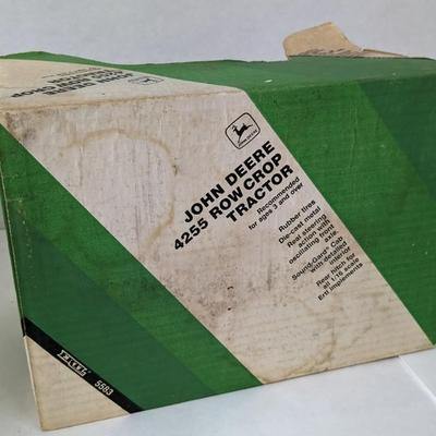 1990's 1/16th Scale John Deere 4255 Row Crop-4455 MFWD- 7800 Row Crop Tractors In Box