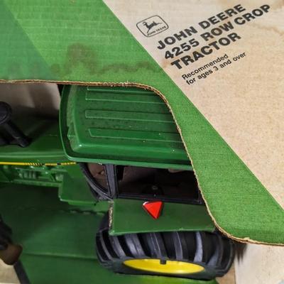1990's 1/16th Scale John Deere 4255 Row Crop-4455 MFWD- 7800 Row Crop Tractors In Box