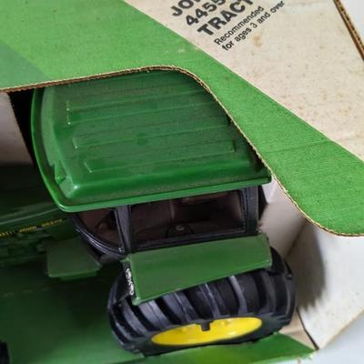 1990's 1/16th Scale John Deere 4255 Row Crop-4455 MFWD- 7800 Row Crop Tractors In Box