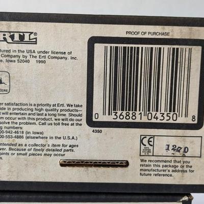 Ertl Vintage Engines John Deere Model E and Waterloo Boy In Box Tractors