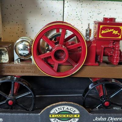 Ertl Vintage Engines John Deere Model E and Waterloo Boy In Box Tractors