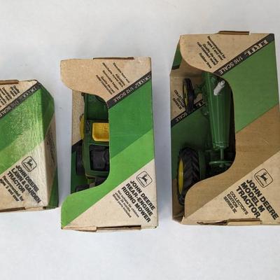 1980's Ertl Mower and Tractor Assortment