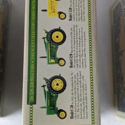 Sealed 50-520-530 John Deere Miniature Tractors Series II
