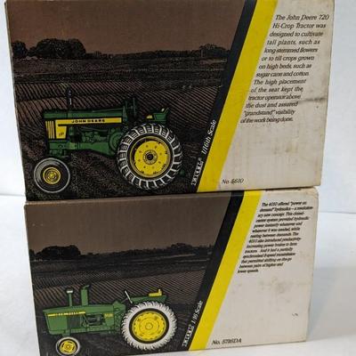 Ertl Blueprint Replica 720 Hi-Crop and 4010 Tractor