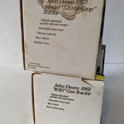 Ertl Blueprint Replica 720 Hi-Crop and 4010 Tractor