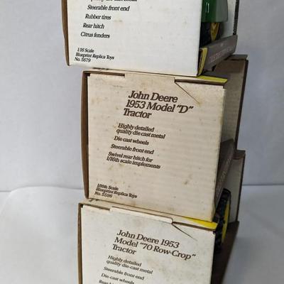 1950's Blueprint Replica In Box Tractor Assortment