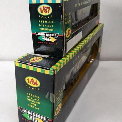 1996 John Deere Motorsports Collectors Series NASCAR Chad Little Diecast Transporter