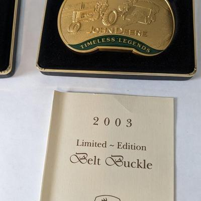Early 2000's John Deere Belt Buckles 