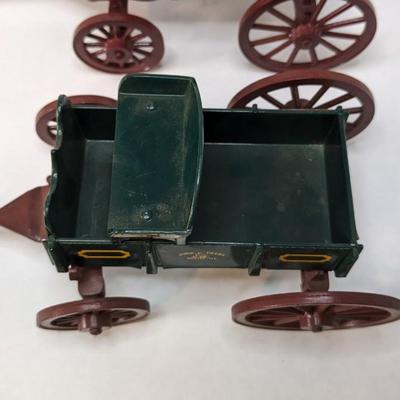 Ertl Semi Hauler Stock #3622 with Buckboard Wagons